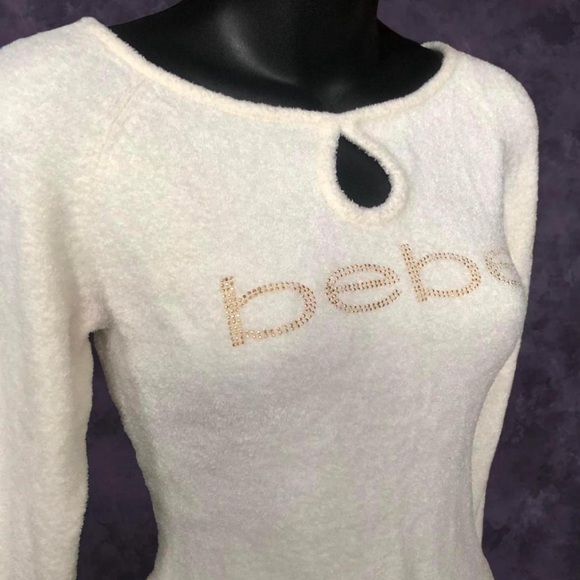 bebe Sweaters - Bebe Off-White Top